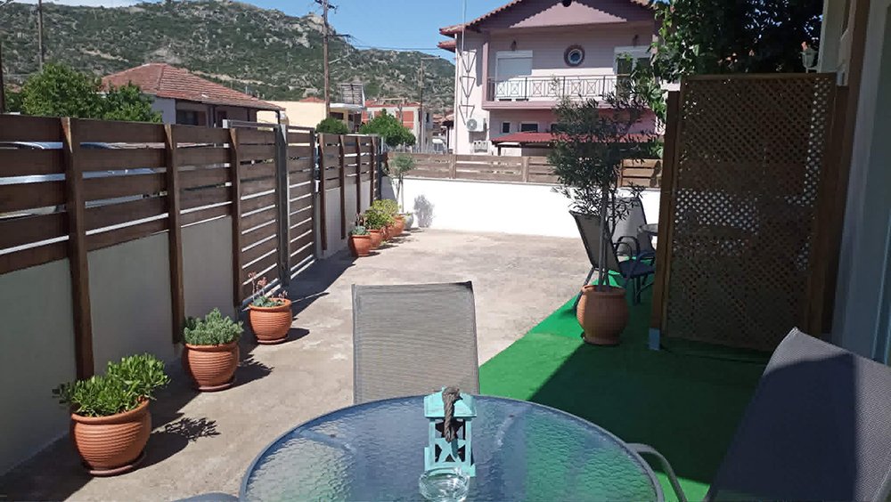 xristos studio maisonete for rent sykia